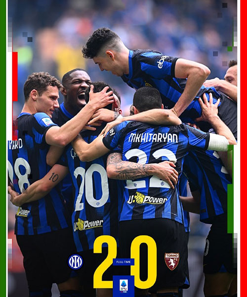 国际米兰 2 - 0 都灵