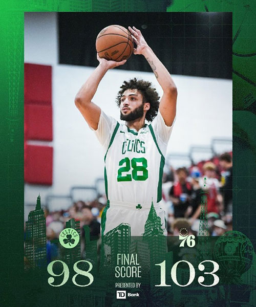 76人 103 - 98 凯尔特人