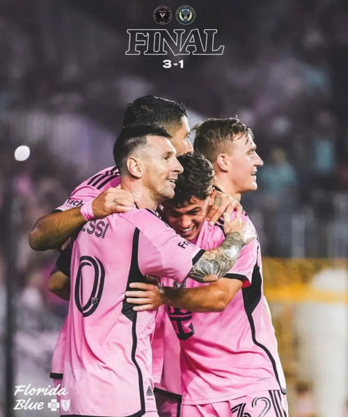 迈阿密国际 3 - 1 费城联合